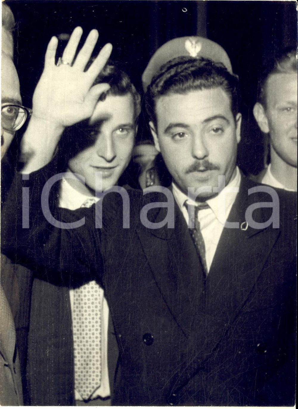 1956 MILANO CALCIO - Arrivo di Walter GOMEZ nuovo acquisto del Milan - Foto