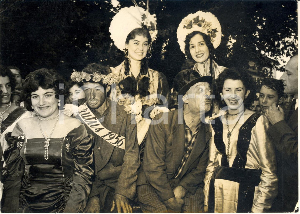 1956 LUSERNA SAN GIOVANNI - Vincitore di MISTER BRUTTO tra le donne della giuria