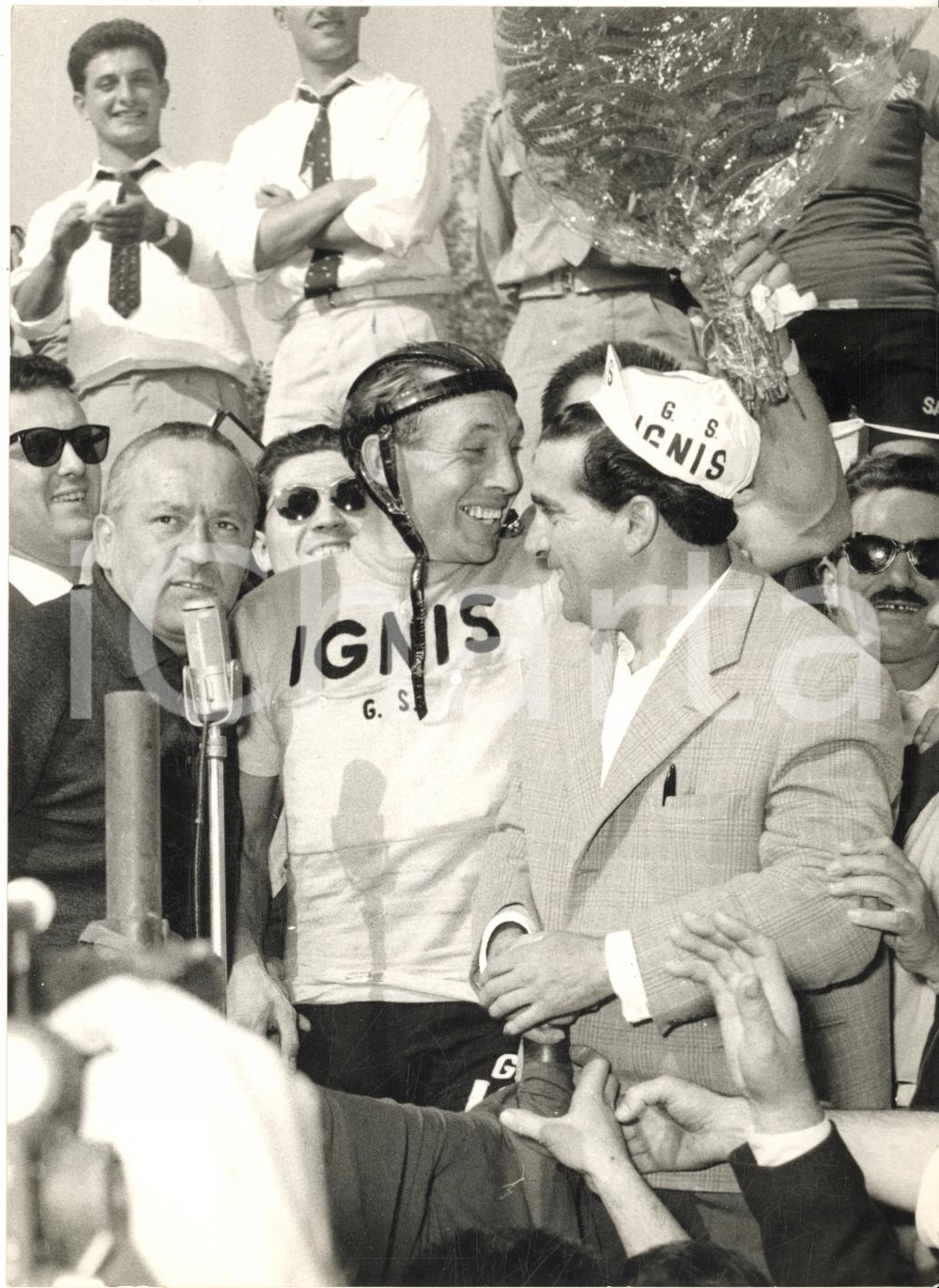 1960 LEGNANO CICLISMO Pippo FALLARINI vincitore della Coppa Bernocchi - Foto