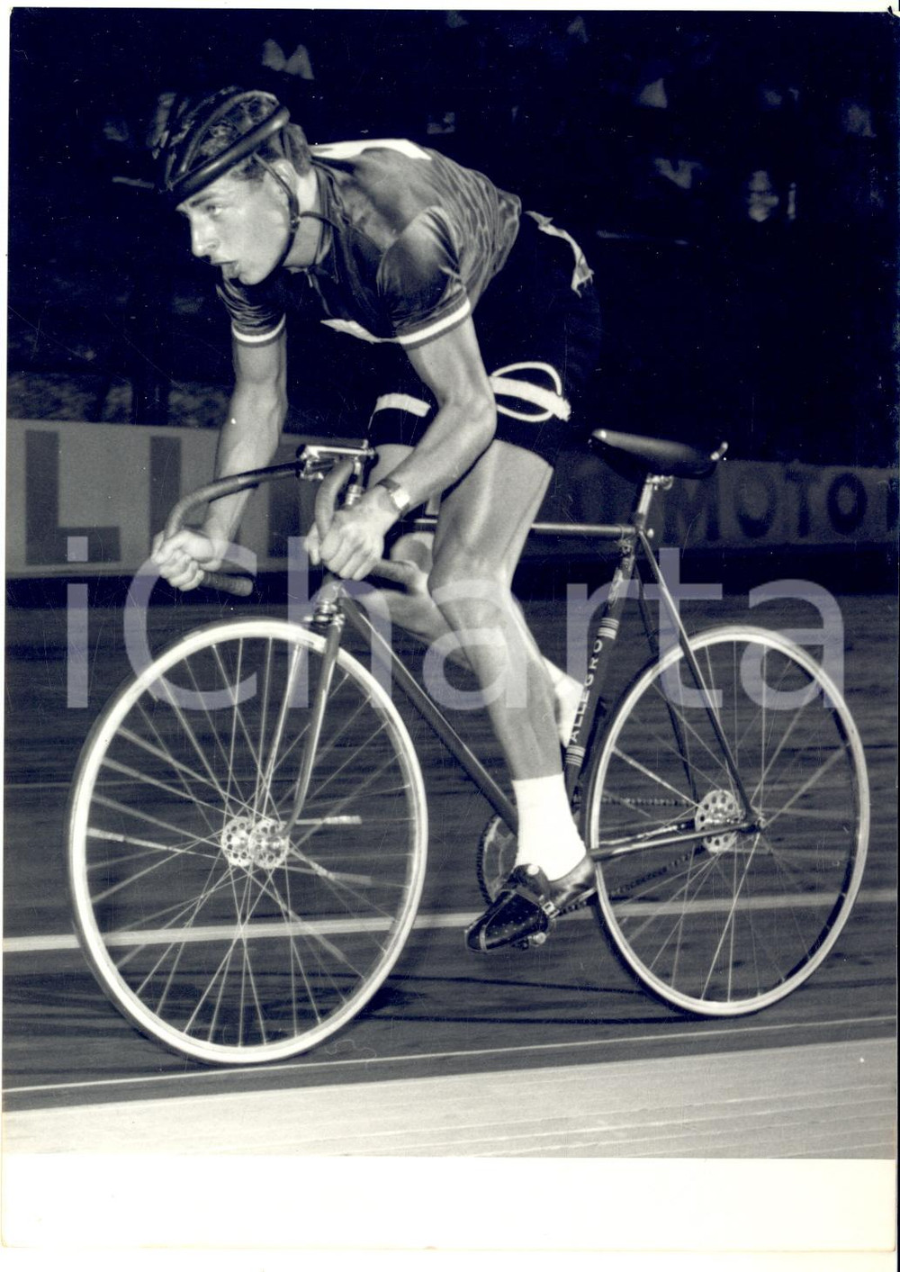 1955 MILANO CICLISMO Mondiali su pista - René STREHLER nell'inseguimento - Foto