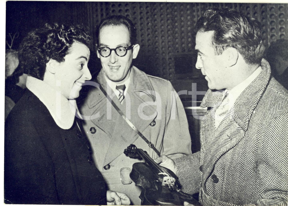 1949 (1959) PARIS Ginette NEVEU Marcel CERDAN au départ du vol Air France 009