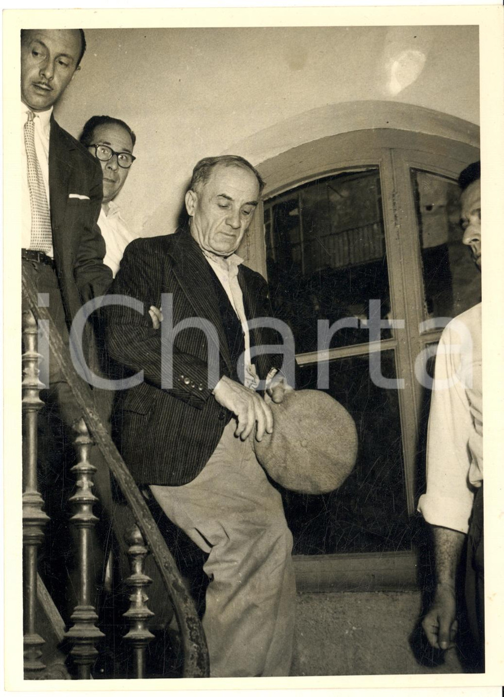 1957 TORINO Delitto familiare - Arresto del colpevole - Foto 13x18 cm