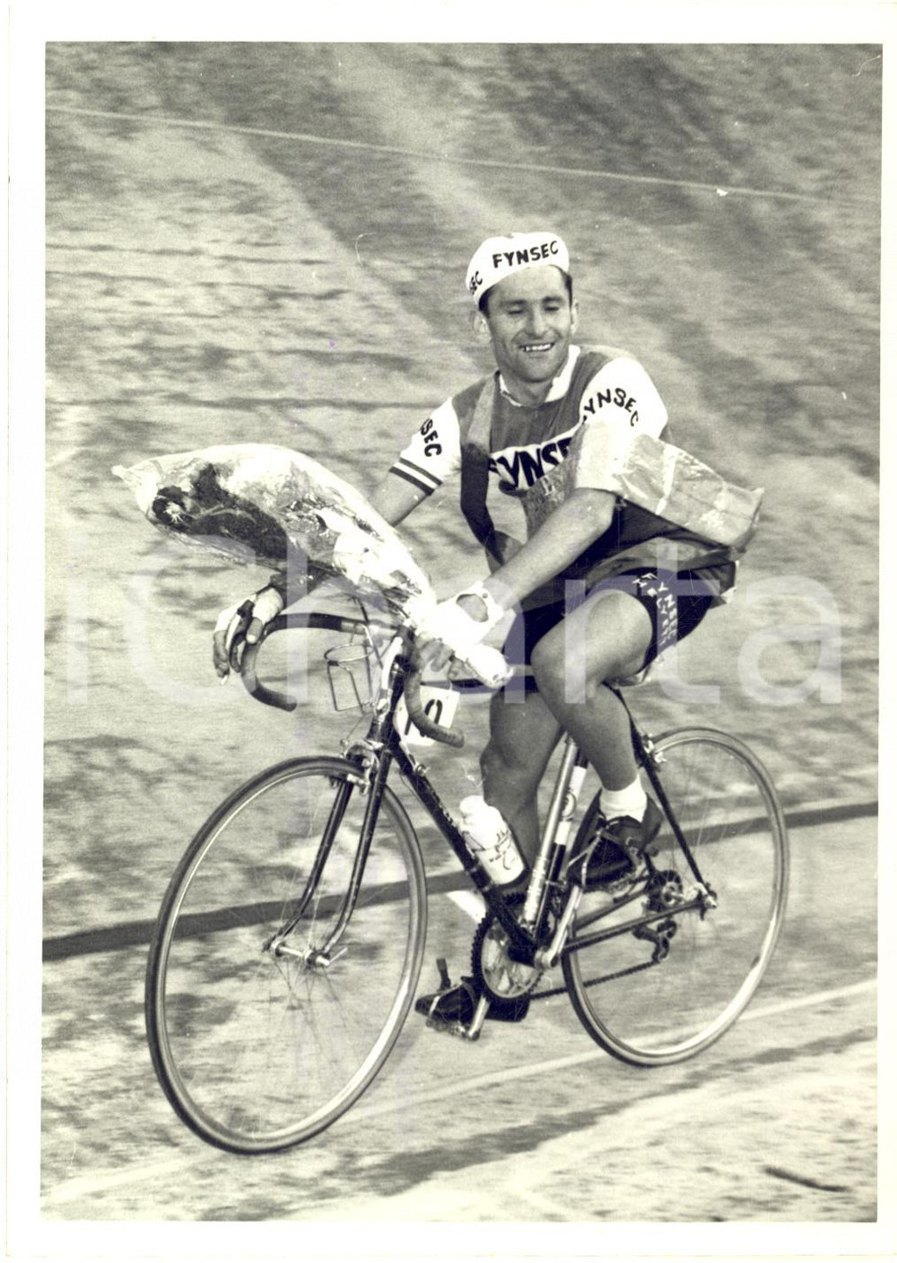 1960 CICLISMO NIZZA-GENOVA Vincitore Jean STABLINSKI - Squadra HELYETT Foto