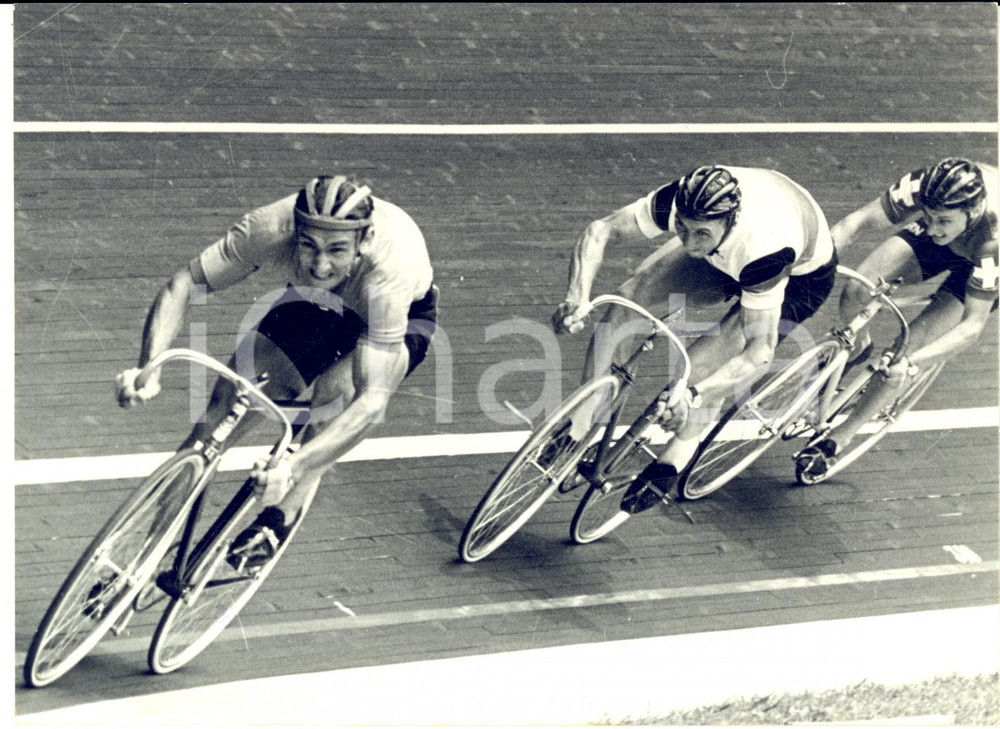 1962 MILANO CICLISMO Mondiali su pista - BEGHETTO EHRENFRIEND HERGER Foto