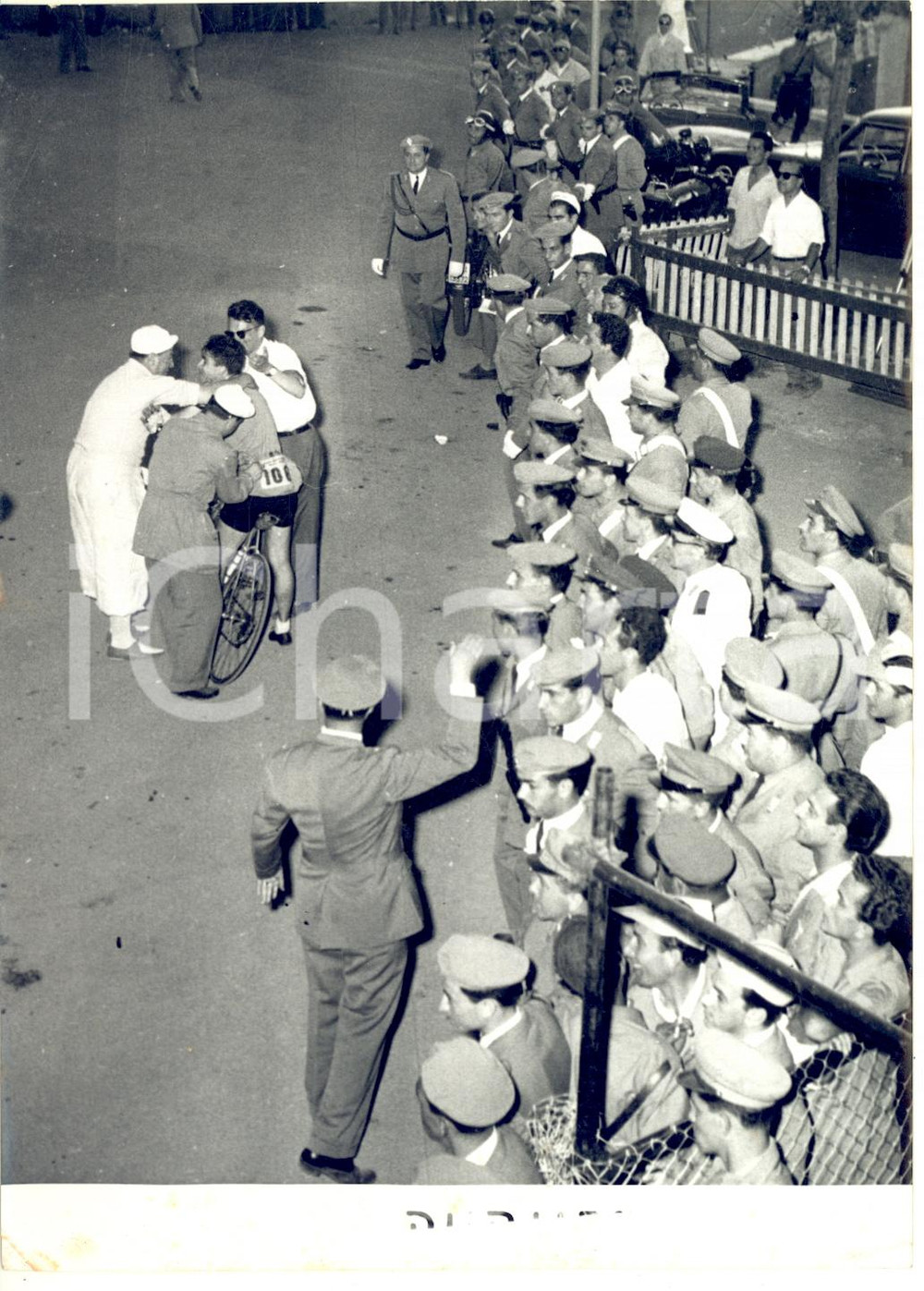 1955 FRASCATI CICLISMO Mondiali dilettanti - Sante RANUCCI dopo la vittoria