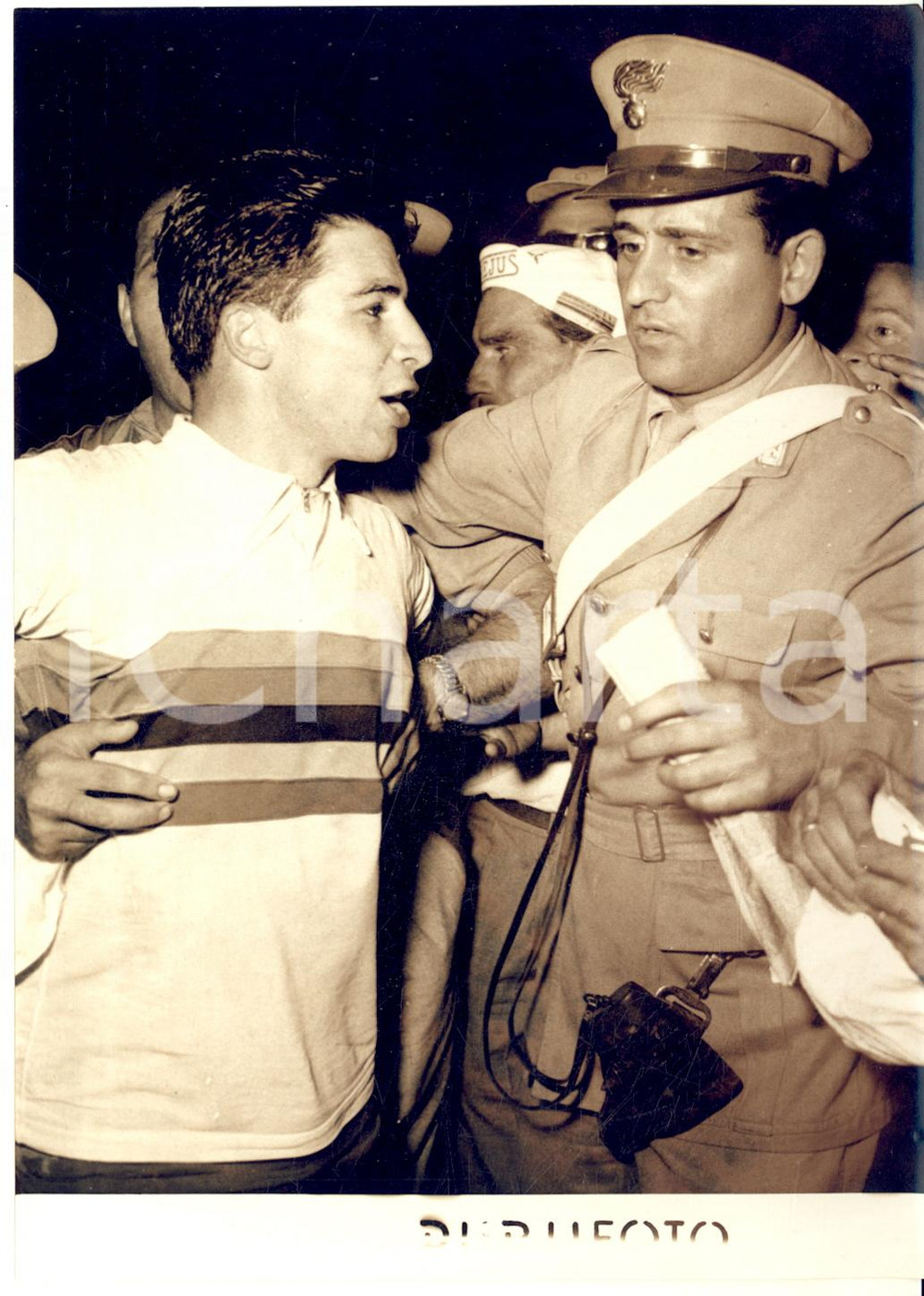 1955 FRASCATI CICLISMO Mondiali dilettanti - Sante RANUCCI vincitore - Foto