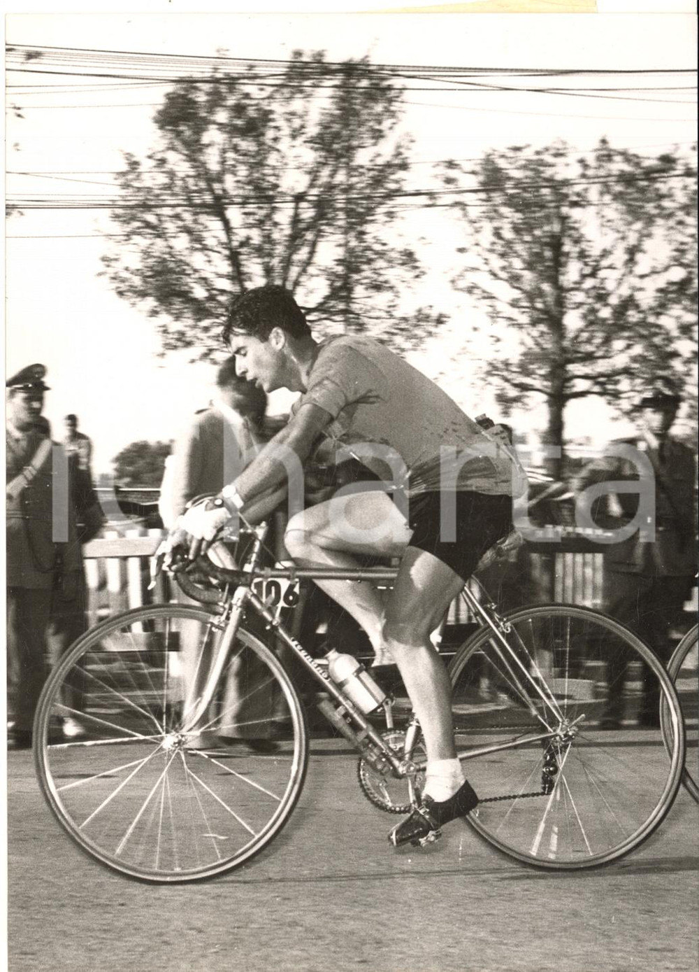 1955 FRASCATI CICLISMO Mondiali dilettanti su strada - Sante RANUCCI in gara