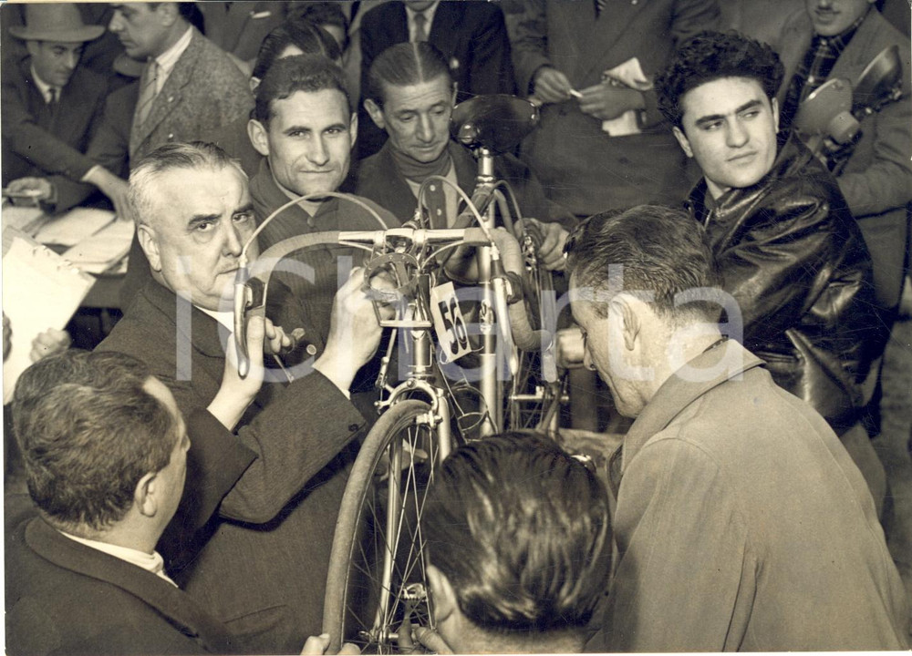 1953 CICLISMO TORINO Punzonatura Giro del Piemonte - Dino GROSSO - Foto 18x13