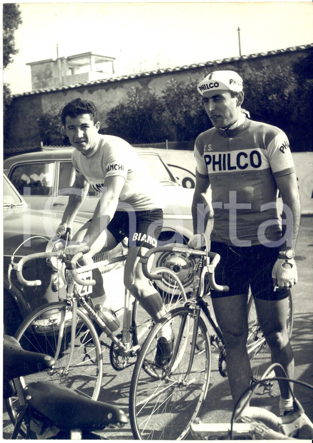1960 ROMA CICLISMO Giro di Sardegna - Pietro CHIODINI e Guido CARLESI - Foto