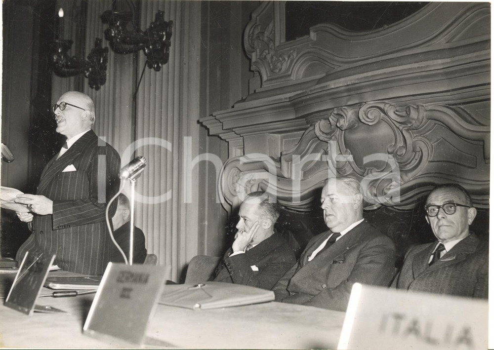 1957 TORINO Inaugurazione CECC - Amedeo PEYRON Guido BISORI Émile HAMILIUS