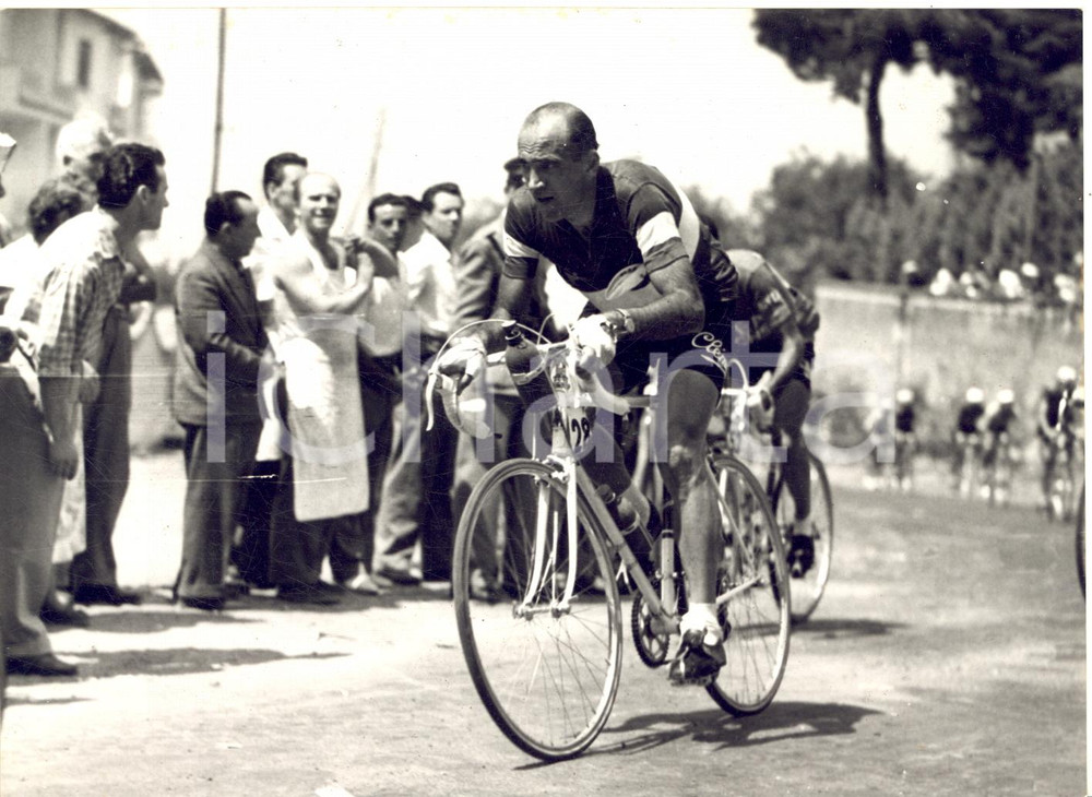 1955 FRASCATI Mondiali di CICLISMO su strada - Prove per Fiorenzo MAGNI - Foto