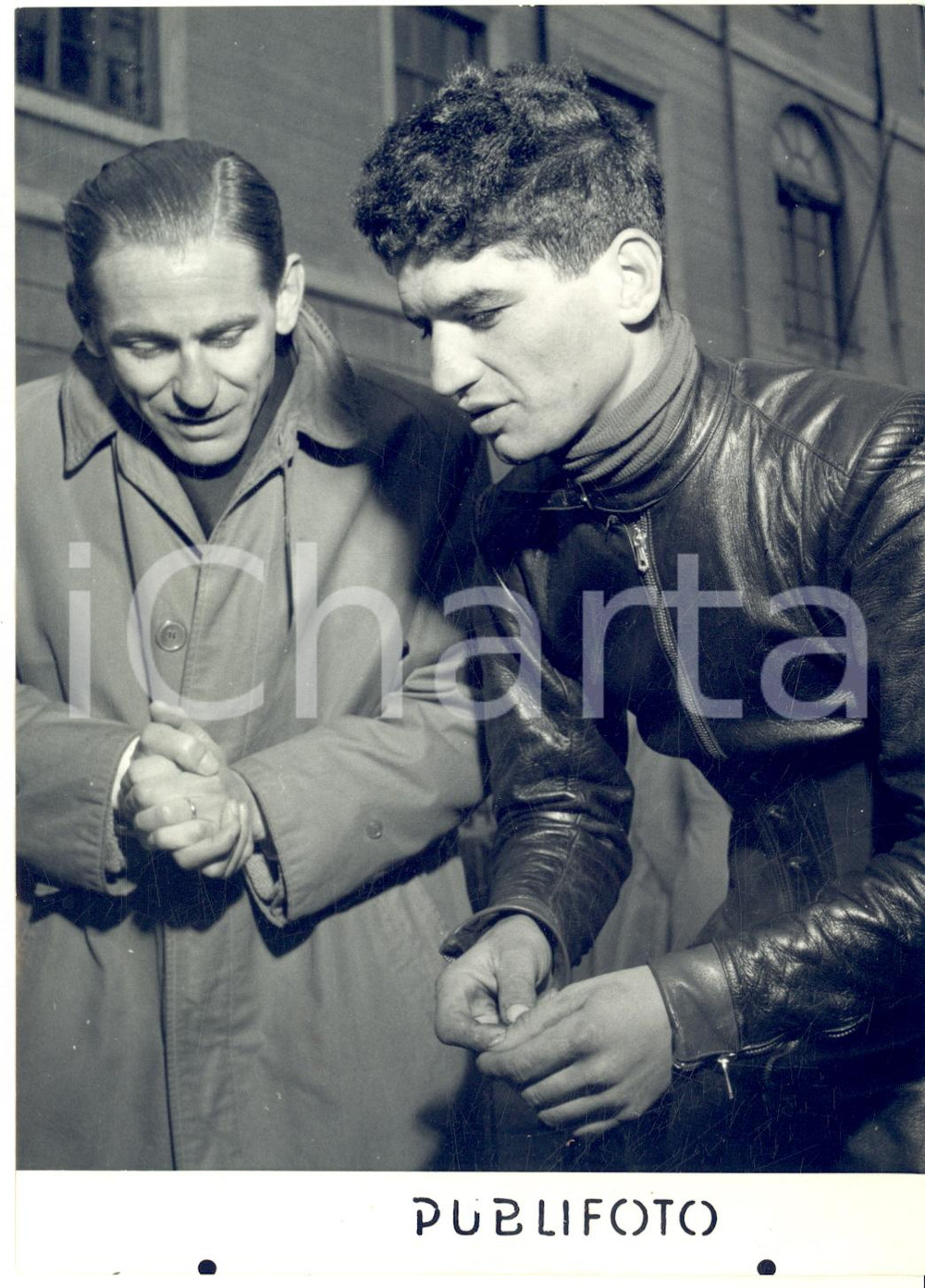 1954 MOTOCICLISMO Tarquinio PROVINI vincitore MOTOGIRO D'ITALIA - Foto 13x18