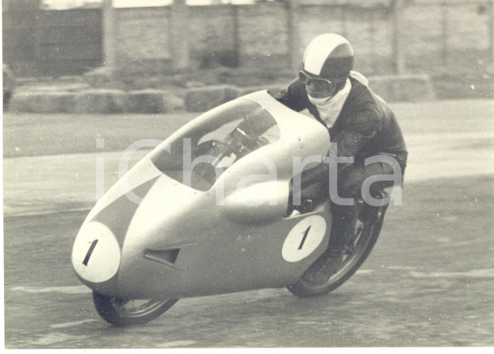 1953 MOTOCICLISMO MODENA - Tarquinio PROVINI su MONDIAL 125cc - Foto 13x18