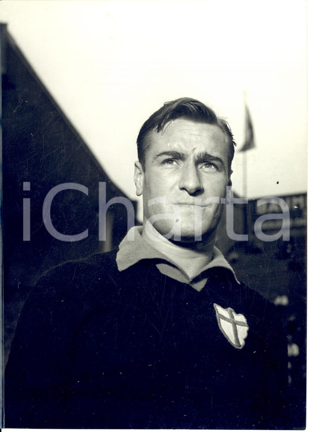 1960 ca GENOVA CALCIO SAMPDORIA Ritratto portiere Ezio BARDELLI - Foto 13x18