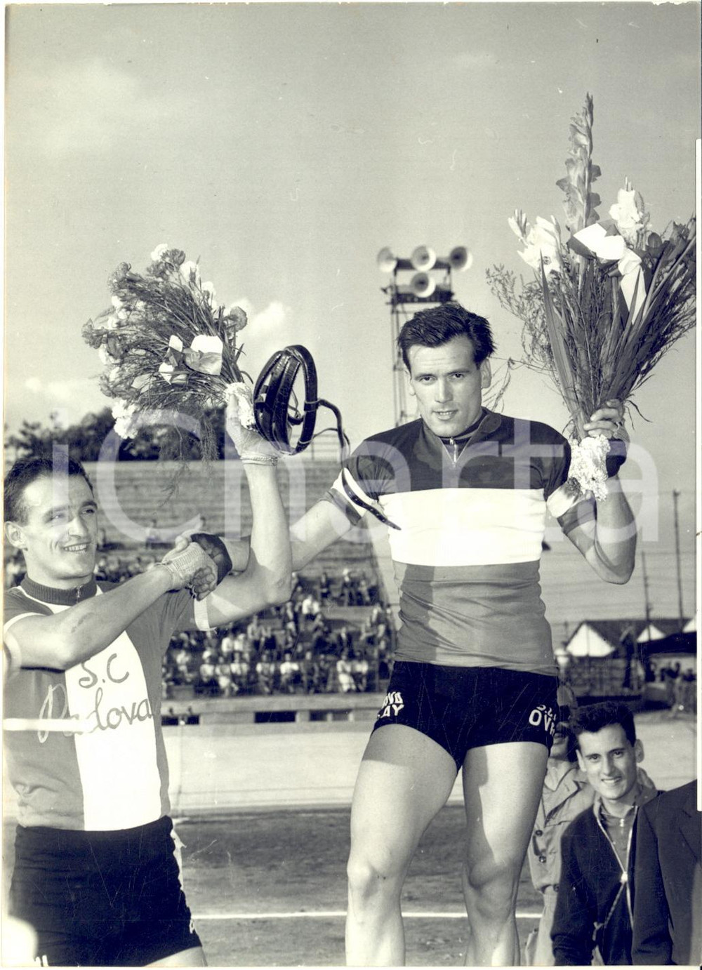 1957 FIRENZE CICLISMO Mondiali dilettanti su pista- Guglielmo PESENTI vincitore