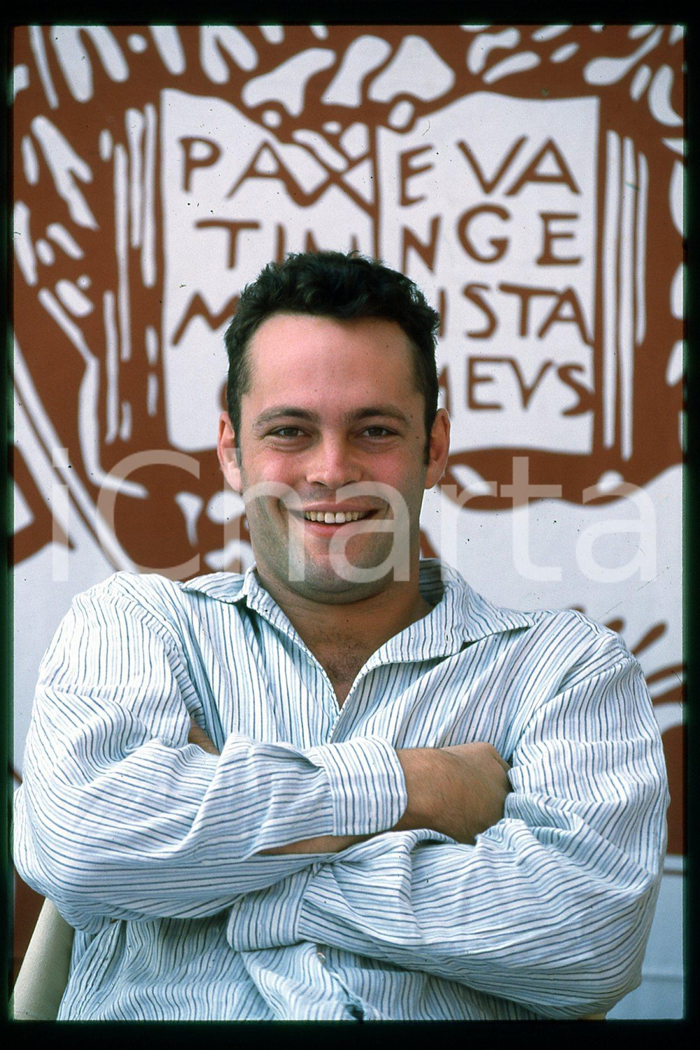 35mm vintage slide* 1993 VENEZIA Vince VAUGHN Mostra del Cinema Portrait (5)
