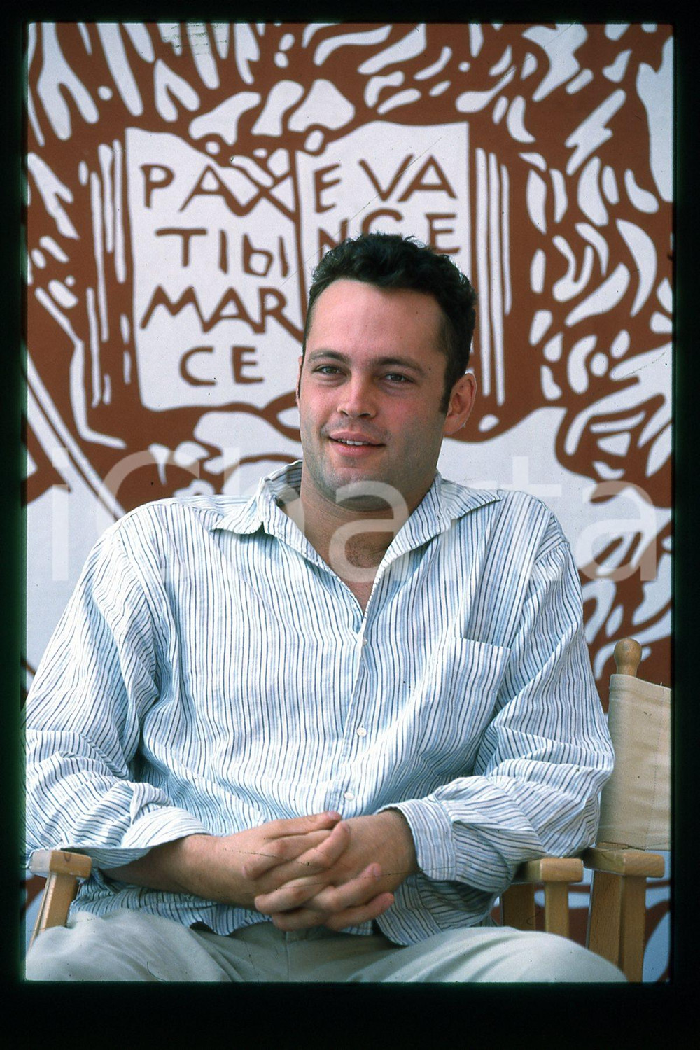 35mm vintage slide* 1993 VENEZIA Vince VAUGHN Mostra del Cinema Portrait (11)