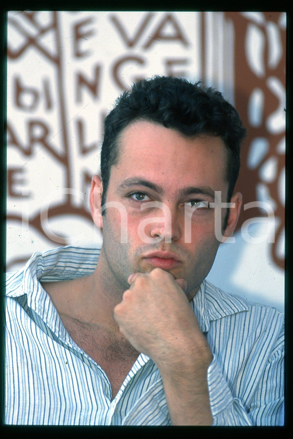 35mm vintage slide* 1993 VENEZIA Vince VAUGHN Mostra del Cinema Portrait (12)