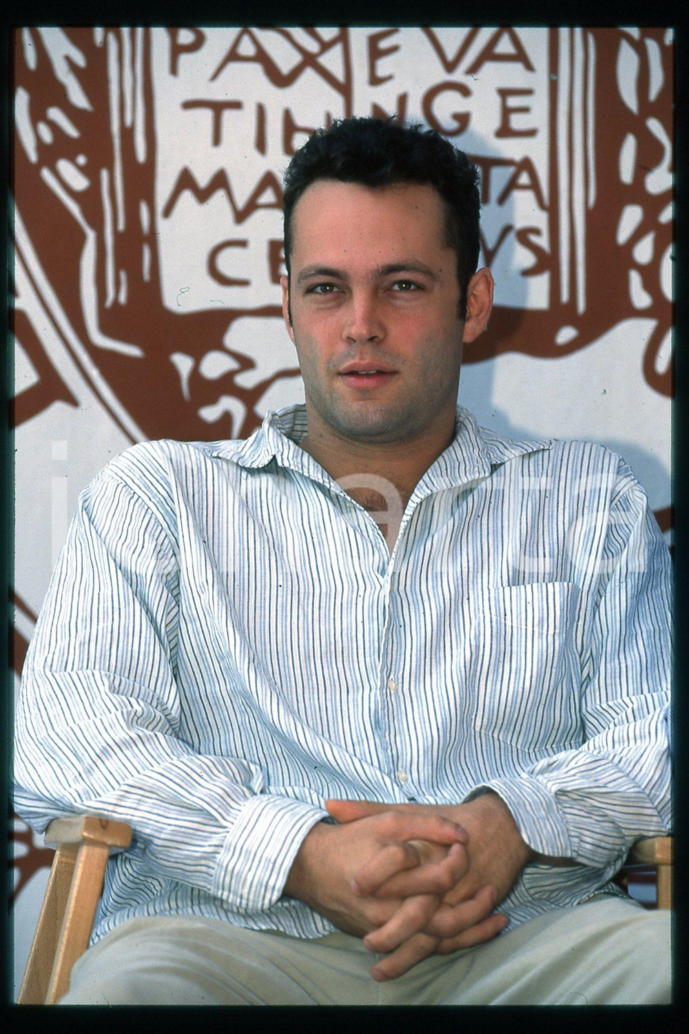 35mm vintage slide* 1993 VENEZIA Vince VAUGHN Mostra del Cinema Portrait (21)
