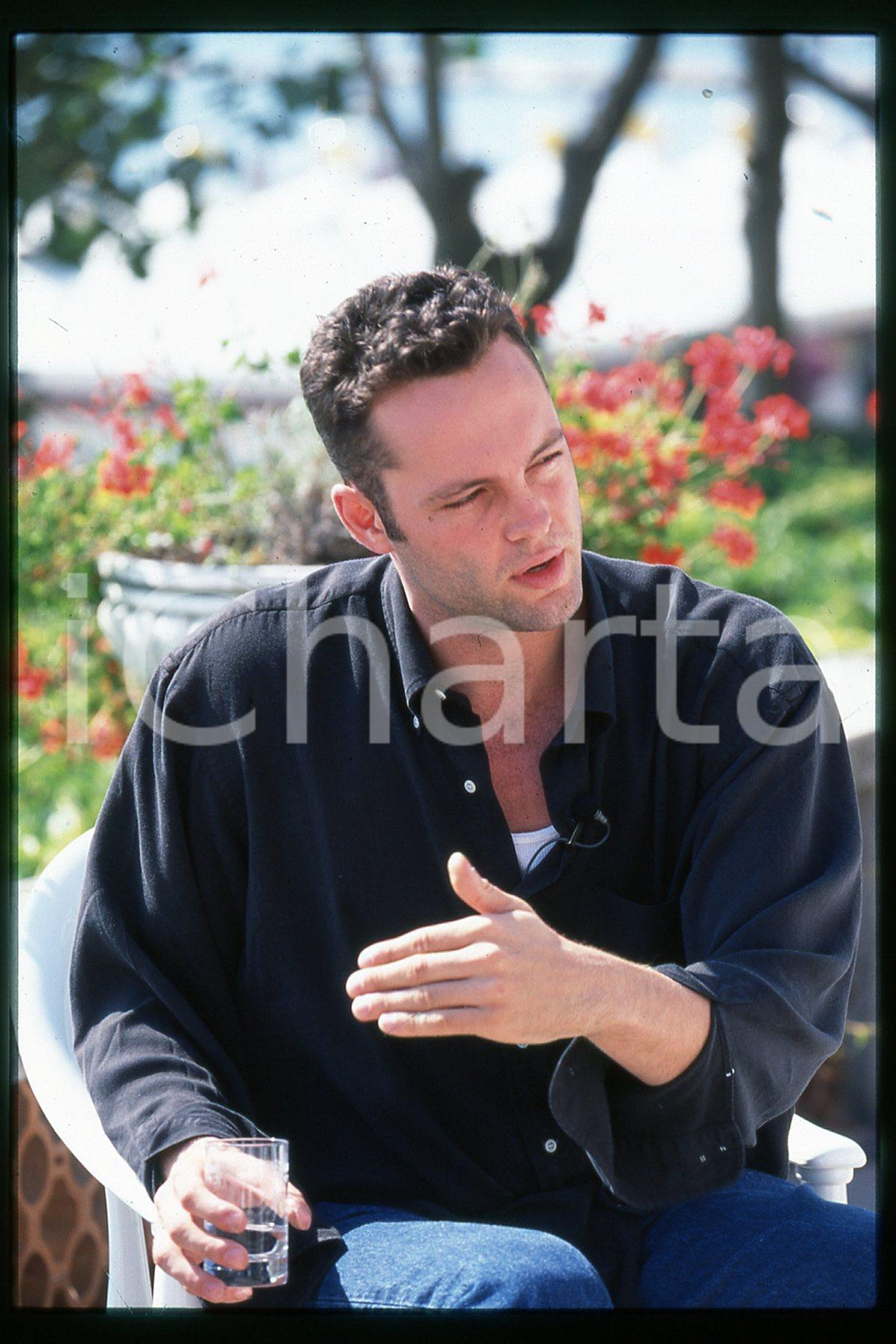 35mm vintage slide* 1993 VENEZIA Vince VAUGHN Mostra del Cinema Portrait (37)