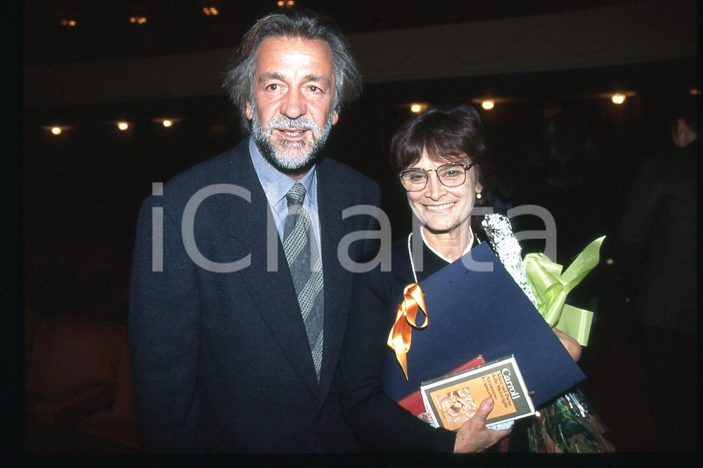 35mm vintage slide* 1994 PREMIO Eleonora DUSE - Anna Maria GUARNIERI marito (49)