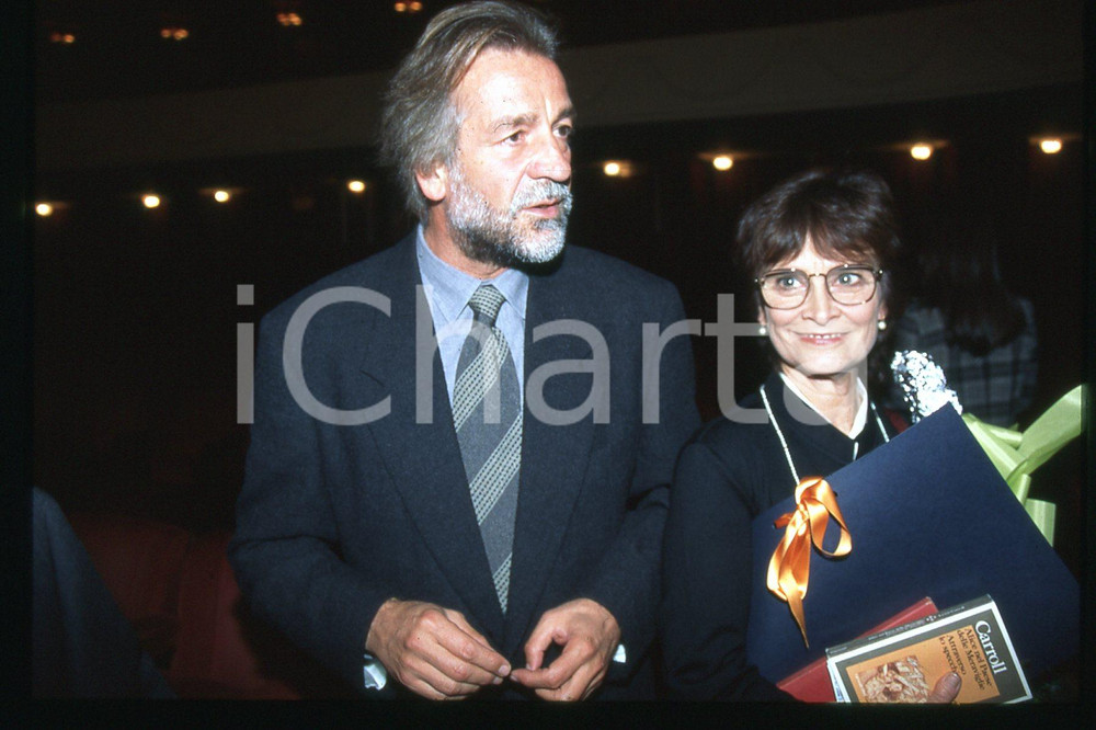 35mm vintage slide* 1994 PREMIO Eleonora DUSE - Anna Maria GUARNIERI marito (50)