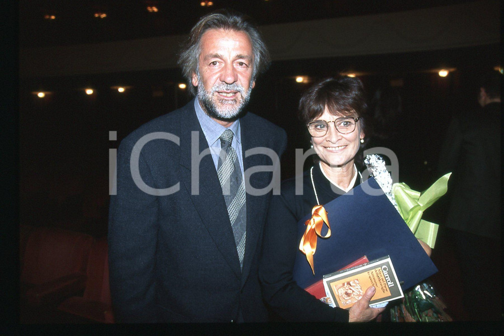 35mm vintage slide* 1994 PREMIO Eleonora DUSE - Anna Maria GUARNIERI marito (51)