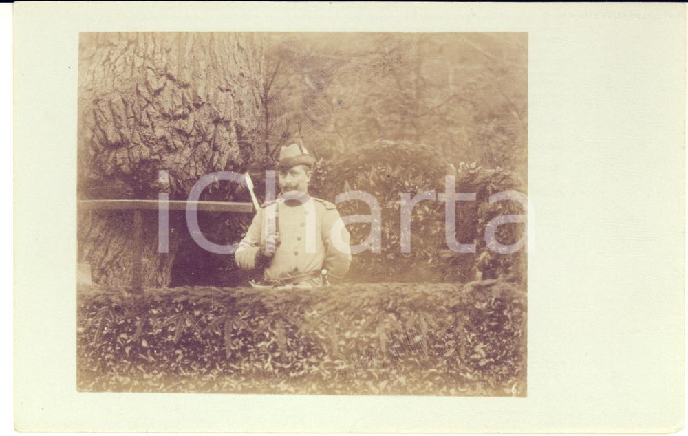 1910 ca GERMANY Kaiser Wilhelm II in hunting attire - RARE Photo postcard  Fotografia originale d'epoca, in formato cartolina postale.In sovraimpressione &egrave; indicato l'editore, Georg Stilke, Berlin.CONDIZIONI: G FORMATO: FP    originale e autentica 1
