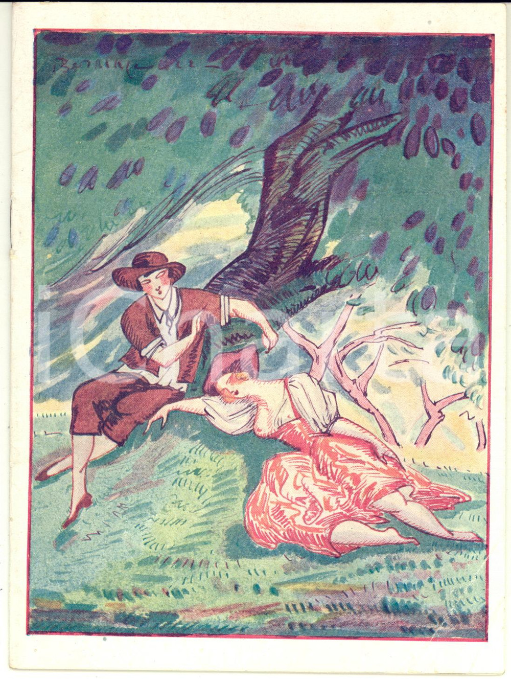 Materiale pubblicitario d’epoca 1923 PARIS Théâtre du Gymnase Les vignes du Seigneur Programme première 28 1