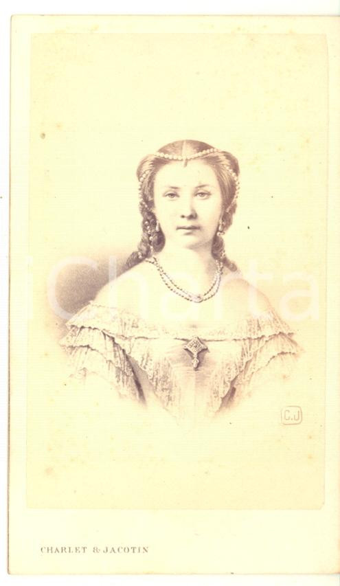 1860 ca Victoria Princess Royal of PRUSSIA - Photo CDV CHARLET & JACOTIN  Fotografia originale d'epoca, stampata all'albumina.FOTOGRAFO: Charlet &amp; Jacotin - ParisCONDIZIONI: G FORMATO: CDV    originale e autentica 1