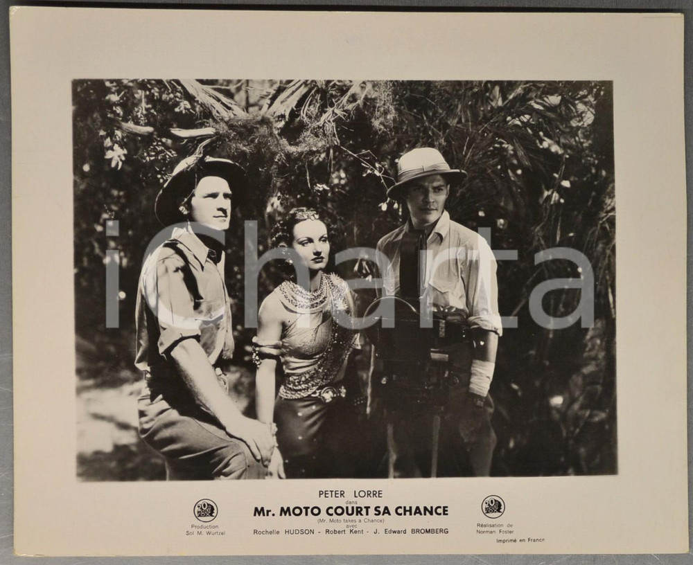 1938 "Mr. Moto court sa chance" Chick CHANDLER Rochelle HUDSON Robert KENT (1) Fotografia d'epoca.CONDIZIONI: G FORMATO: 30x24 cm      originale e autentica 1
