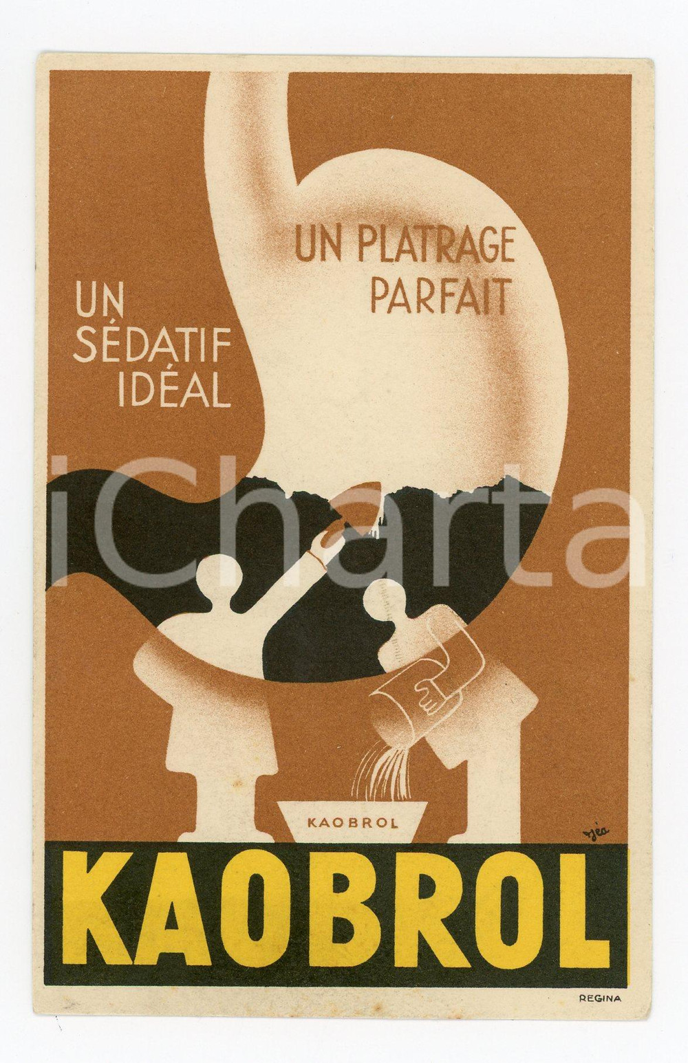 1900 ca CHARENTON Laboratoire Laroze KAOBROL Sédatif - Illustrated postcard FP  Cartolina d'epoca, non viaggiata.CONDIZIONI: FAIRFORMATO: FP    originale e autentica 1
