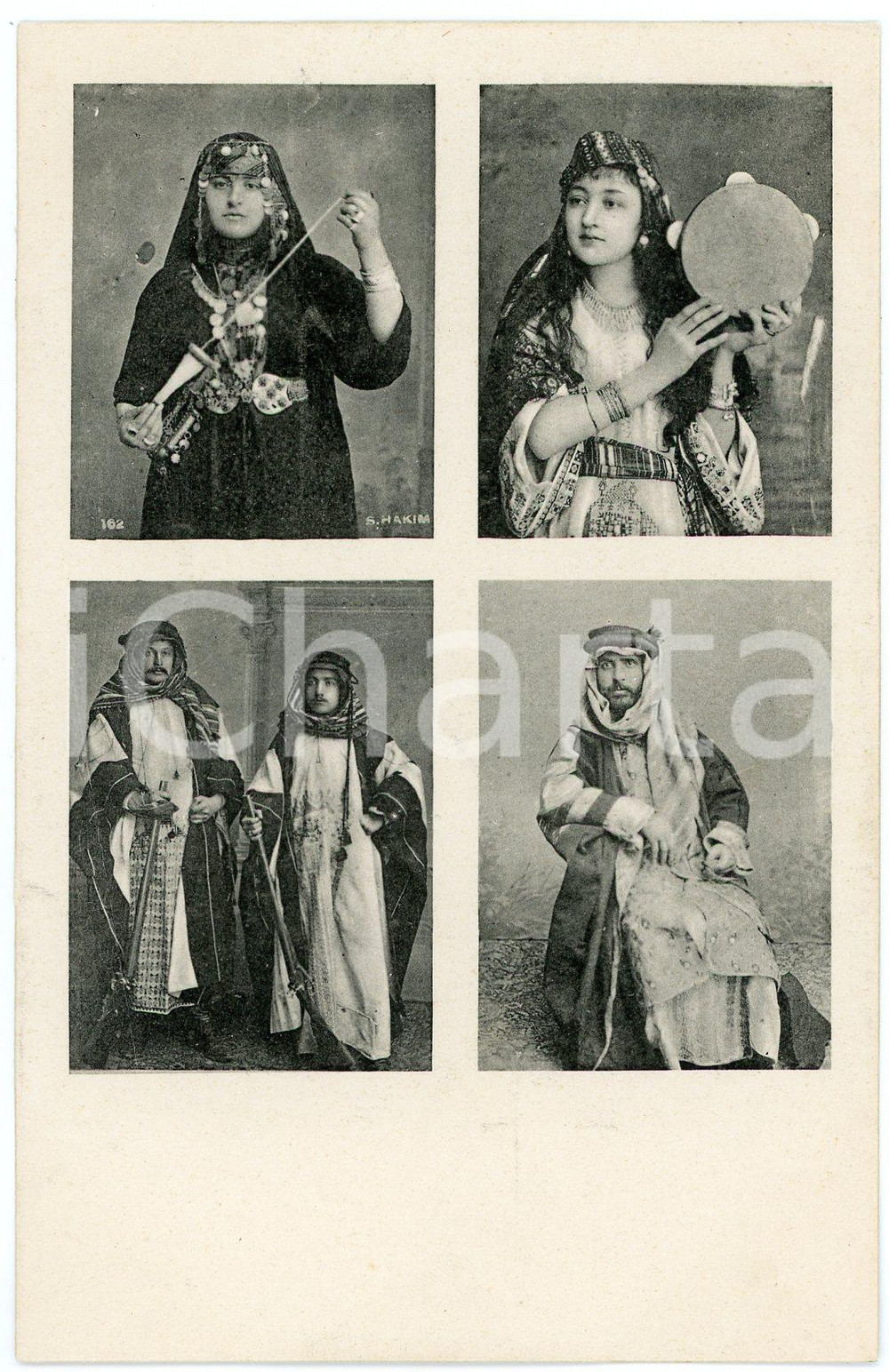 1900 ca TURKEY Ethnic types - Traditional clothes - Original postcard Cartolina postale d'epoca, non viaggiata.CONDIZIONI: G FORMATO: FP    originale e autentica 1