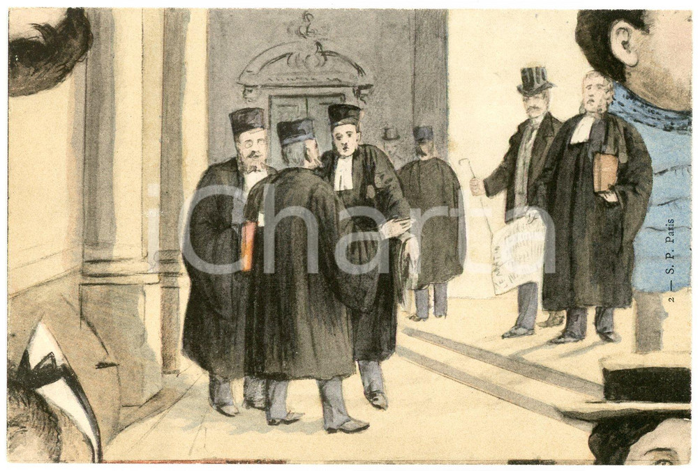 1900 ca FRENCH FACES Installment Cards (7) - Puzzle postcard FP NV  Cartolina d'epoca, non viaggiata.CONDIZIONI: FAIRFORMATO: FP    originale e autentica 1