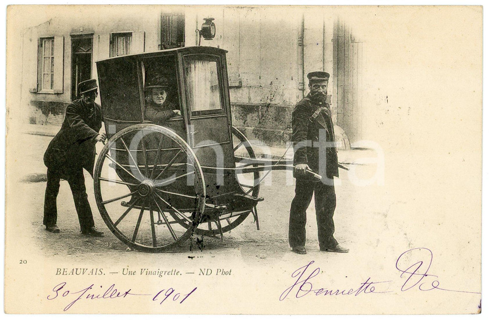 1901 BEAUVAIS (FRANCE) Une Vinaigrette - Carte postale FP NV  Cartolina postale d'epoca, non viaggiata.CONDIZIONI: FAIRFORMATO: FP    originale e autentica 1