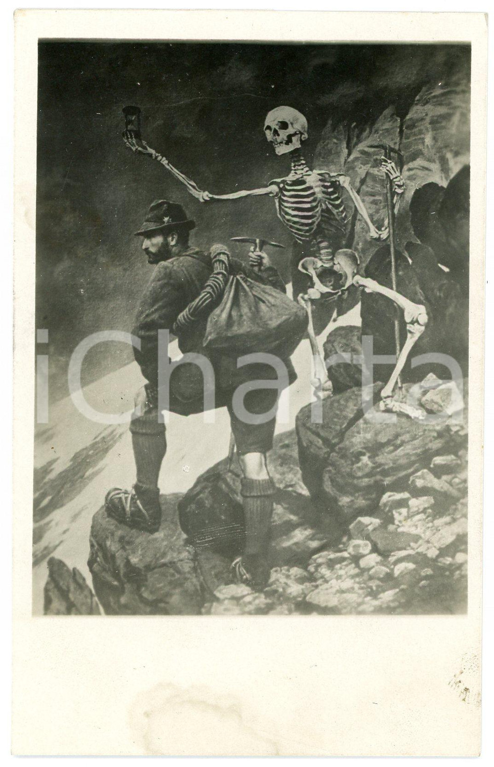 1915 ca WW1 ALPINI - Memento mori - Cartolina postale RPPC - FP NV  Fotocartolina postale d'epoca, non viaggiata.CONDIZIONI: GFORMATO: FP    originale e autentica 1