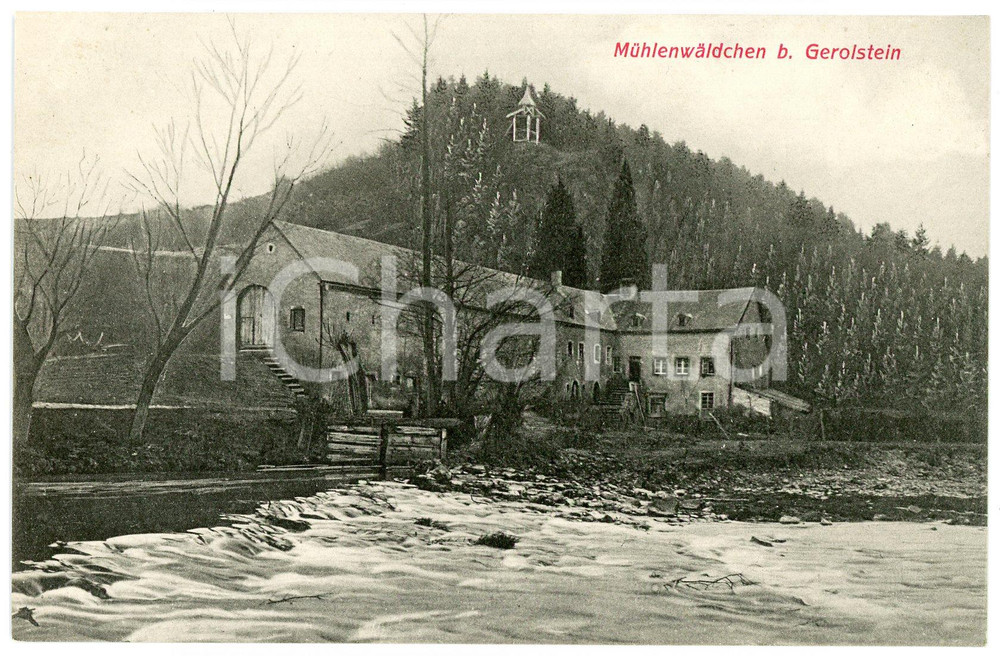 1910 ca DEUTSCHLAND Mühlenwäldchen b. Gerolstein - Postcard FP NV  Cartolina d'epoca, non viaggiata. FAIR/discreto Smussature agli angoli Formato: FP originale e autentica 1