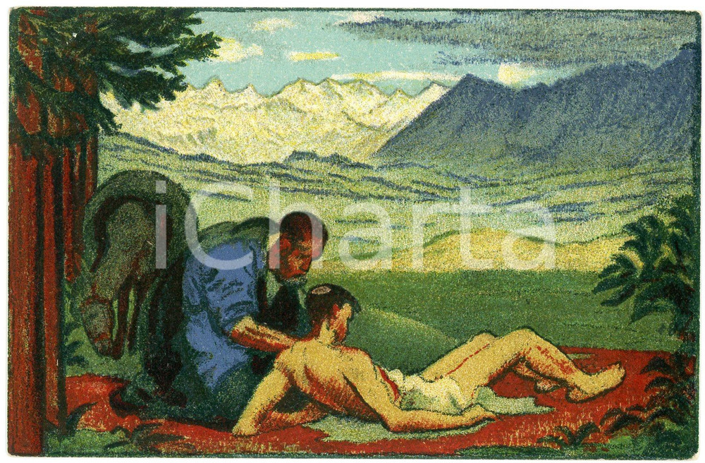 1917 SWITZERLAND - BUNDESFEIER Henry DUNANT Schweiz Rote Kreuz - Postcard FP NV  Cartolina postale d'epoca, non viaggiata. FAIR/discreto Lievi smussature agli angoli Formato: FP originale e autentica 1