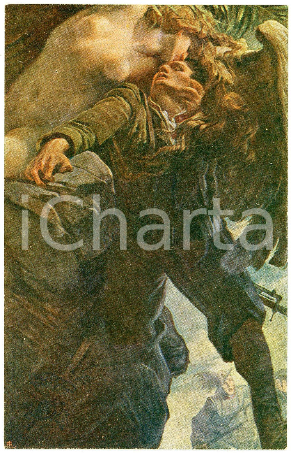 1915 - 1918 WW1 - 3° Reggimento Bersaglieri - Cartolina ILLUSTRATA FP NV  Cartolina postale d'epoca, non viaggiata.CONDIZIONI: FAIR FORMATO: FP    originale e autentica 1