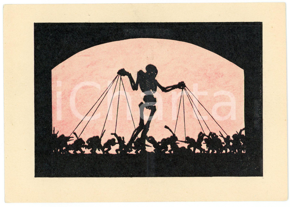 1940 ca THE DEATH De Kamp - The Battle - Postcard PAX Antwerpen  Cartolina postale d'epoca, non viaggiata.CONDIZIONI: GFORMATO: FG    originale e autentica 1