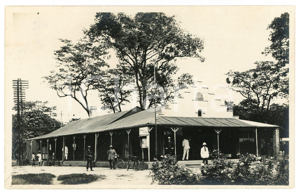 Fotografia d epoca originale 1930 ca ELISABETHVILLE CONGO BELGE  Bureau de Poste  Photo LÃ©opold GABRIEL 1
