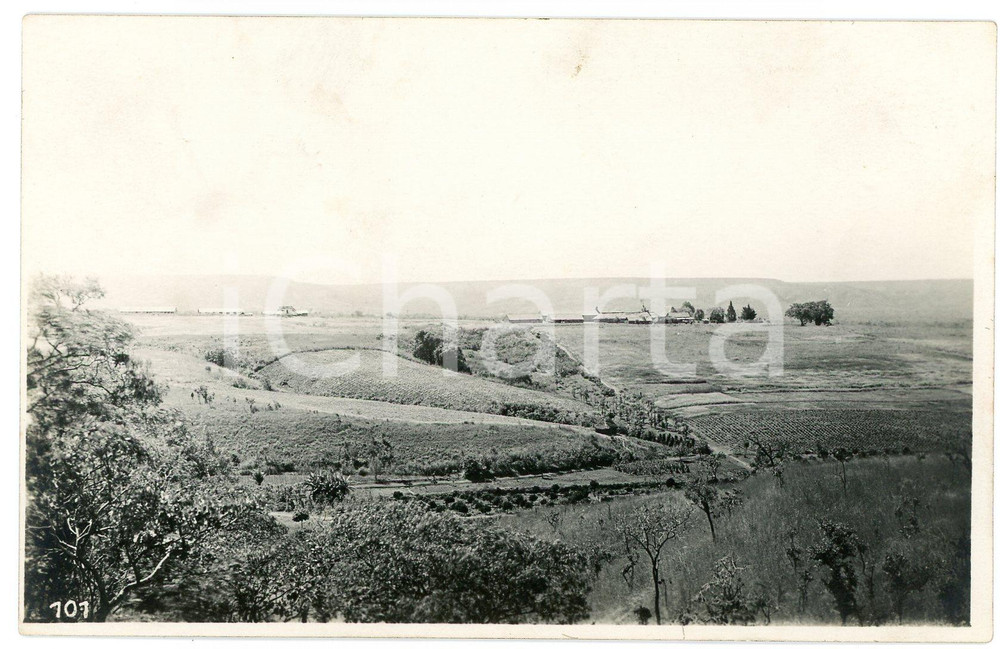 1930 ca CONGO BELGE - KANSENIA - Panorama *Photo Léopold GABRIEL 101 Fotografia originale d'epoca, con timbro del fotografo al verso.FOTOGRAFO: L&eacute;opold Gabriel - Panda - Katanga  GOOD/buono  Formato: 14x9 cm originale e autentica 1