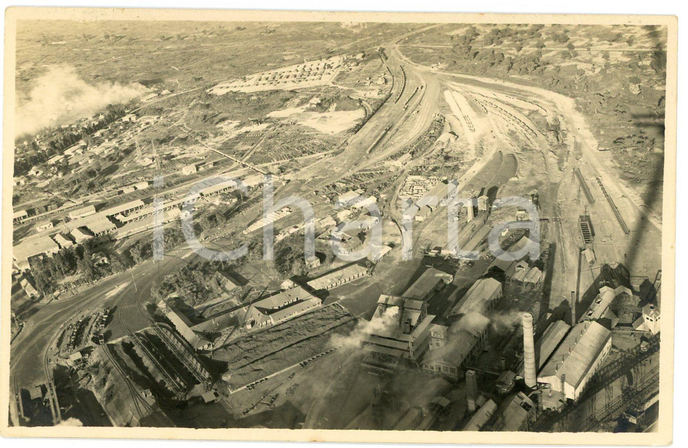 1931 CONGO BELGE - ELISABETHVILLE - Vue générale - Photo 14x9 cm Fotografia originale d'epoca, in formato cartolina postale.Didascalia manoscritta al verso. GOOD/buono  Formato: 14x9 cm originale e autentica 1
