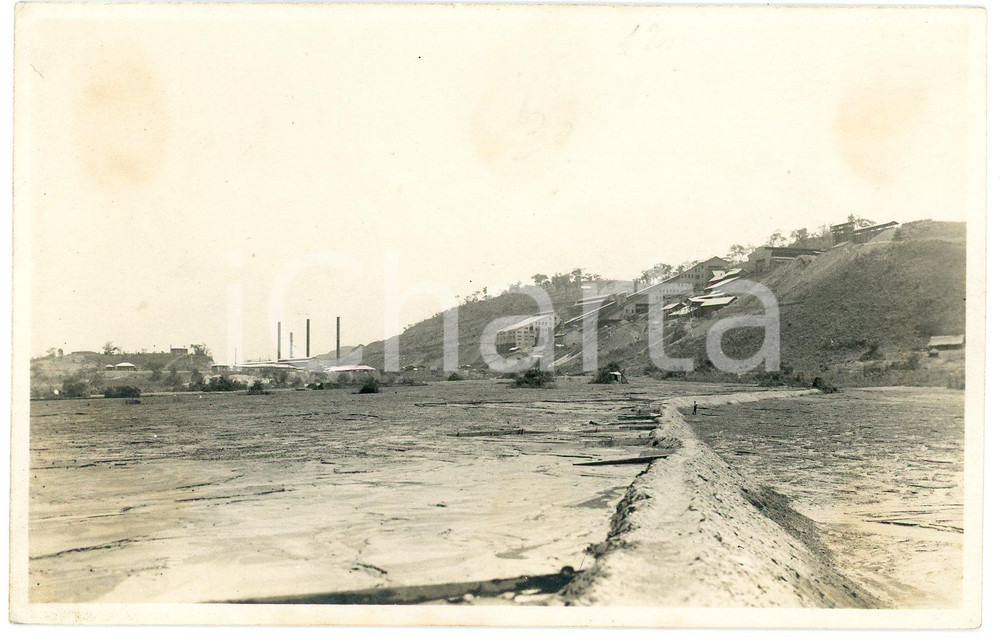 1930 ca CONGO BELGE - Mines du KATANGA - Etablissement - Photo 14x9 cm Fotografia d'epoca, in formato cartolina postale. FAIR/discreto lievi macchie Formato: 14x9 cm originale e autentica 1
