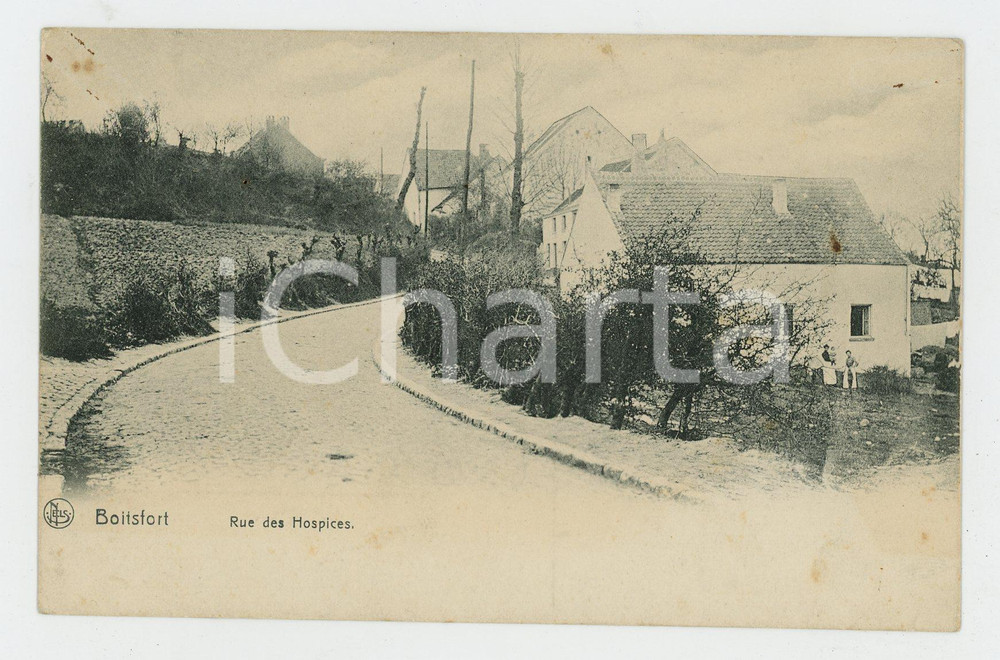 1900 ca WATERMAEL - BOITSFORT Rue des Hospices - Carte postale FP NV  Cartolina postale d'epoca, non viaggiata. FAIR/discreto Lievi smussature agli angoli, piccole bruniture Formato: FP originale e autentica 1