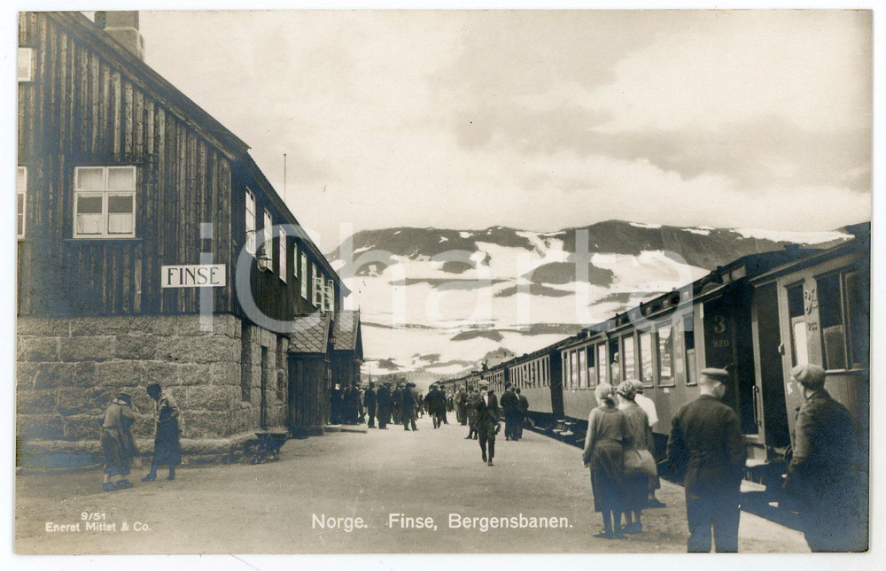 1910 ca FINSE (NORWAY) Bergensbanen - Postcard FP NV  Cartolina postale d'epoca, non viaggiata.CONDIZIONI: GOODFORMATO: FP    originale e autentica 1