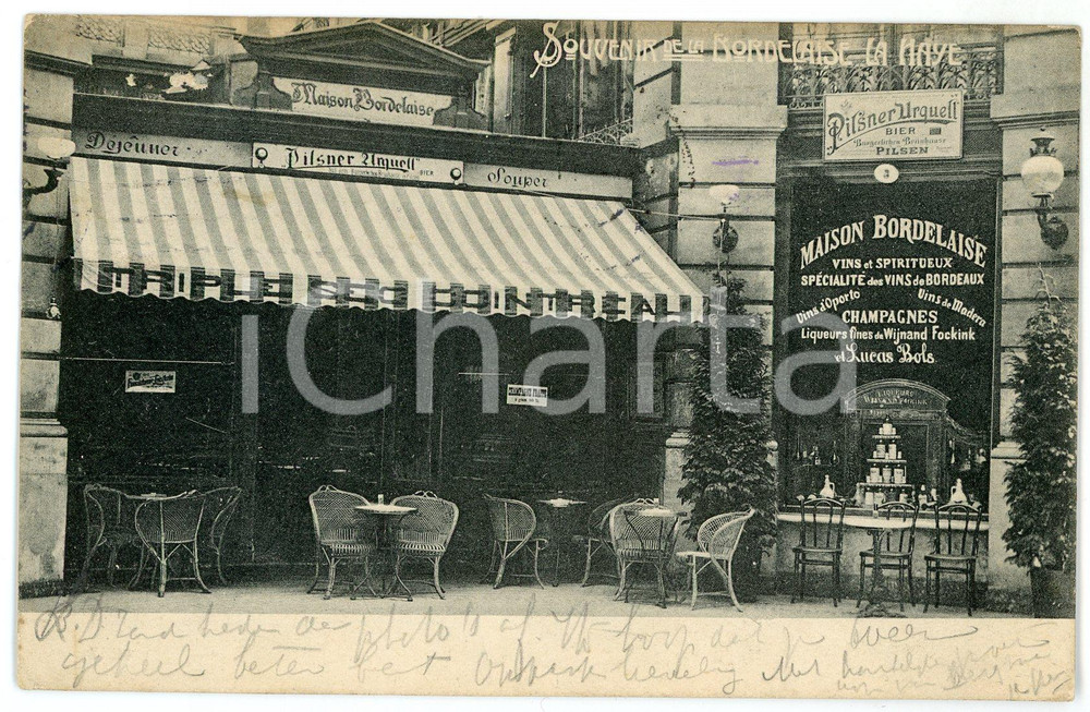 1910 LA HAYE - FRANCE Maison Bordelaise - Carte postale FP VG  Cartolina d'epoca, viaggiata. FAIR/discreto Lievi smussature agli angoli Formato: FP originale e autentica 1