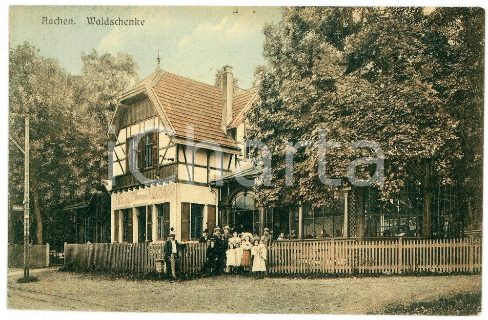 1911 AACHEN - DEUTSCHLAND Waldschenke - Postcard FP VG  Cartolina d'epoca, viaggiata. FAIR/discreto Lievi smussature agli angoli Formato: FP originale e autentica 1