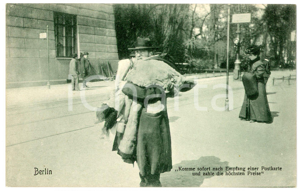 1920 ca BERLIN Bürger. Citizens - Postcard FP NV  Cartolina postale d'epoca, non viaggiata.CONDIZIONI: GOODFORMATO: FP    originale e autentica 1