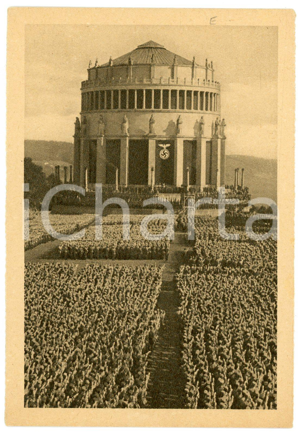 1933 KELHEIM (D) Befreiungshalle - Volfsfundgebung *Postcard THIRD REICH  Cartolina postale d'epoca, non viaggiata. GOOD/buono  Formato: 14x9 cm originale e autentica 1